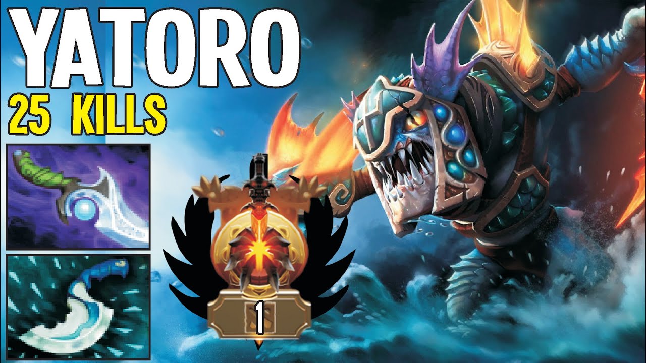 YATORO [Slark] 25 Kills Pog Rank 1 TI Winner | Dota 2 Pro Gameplay