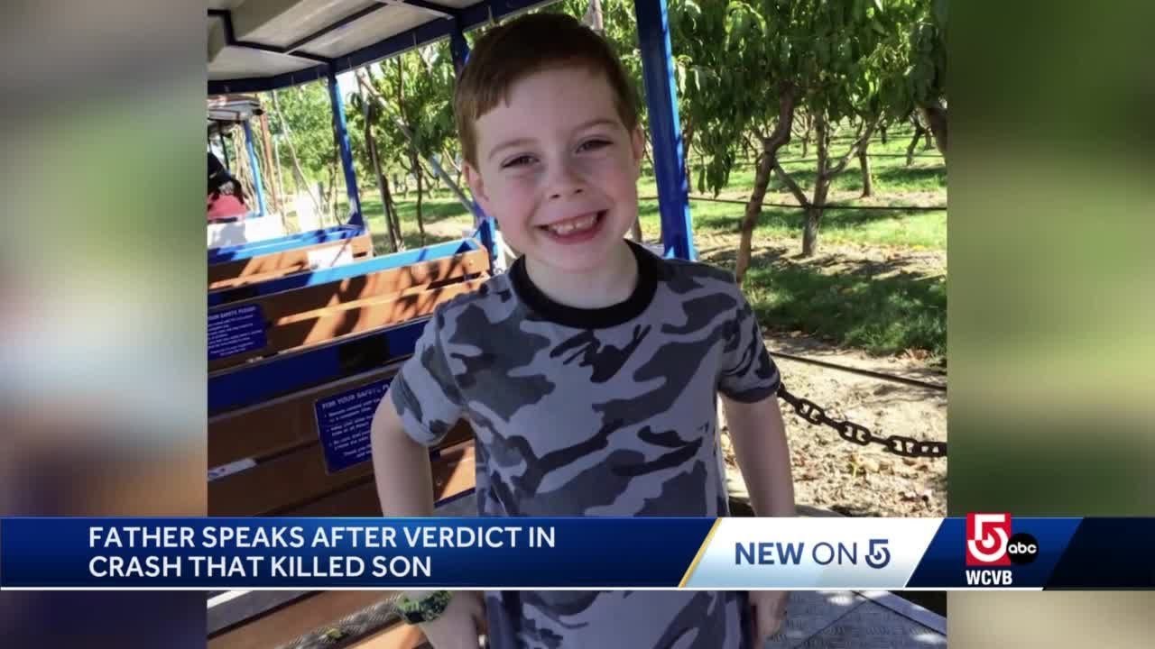 Westwood father reacts to verdict in crash that killed son - YouTube