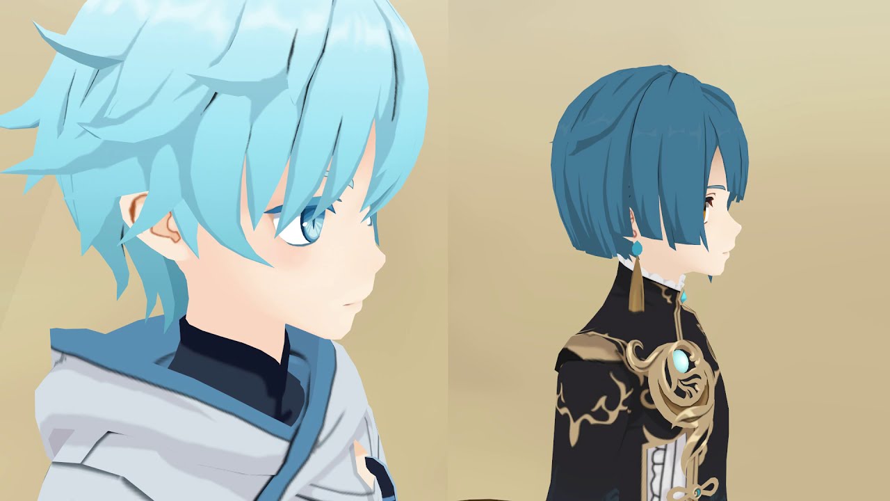 Xingqiu and Chongyun Elevator Trouble | MMD Genshin Impact