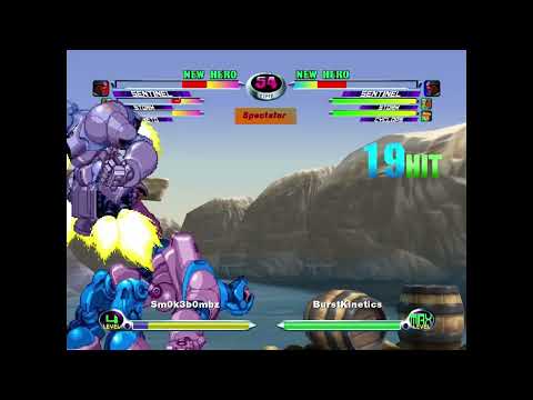 MvC2: Khaos - Sentinel Corner Stomp Infinite (13 Reps) .:12.8.23:. [Romneto Commentary]