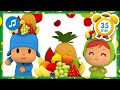 🥑 CANCIONES INFANTILES de POCOYÓ - Canción de los vegetales [35 min]  Caricaturas y dibujos animados