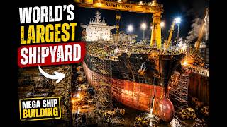 Explore the assembly process of the world's largest oil tanker: Full Documentary