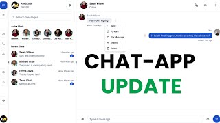Update! Build a WhatsApp + Messenger Clone: Real-Time Chat App  Tutorial! #awebcode #chatapp