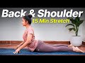 12 Min Upper Body Stretching Routine | Release Tight Chest &amp; Decompress Spine | Beginner Friendly