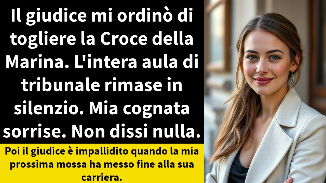 Il momento esatto in cui il giudice ha ordinato di strapparmi la Croce della Marina dal petto, ho capito che la mia stessa famiglia voleva vedermi morta. Ero in un’aula di tribunale a Chicago,...