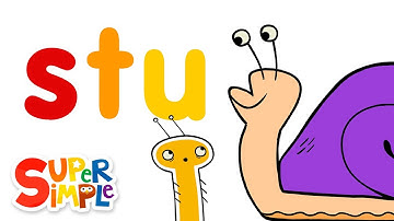 The Letters S-T-U | Pratfall ABCs | ​​🌈 Super Simple ABCs