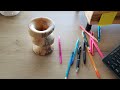 Woodturning - Off Center / Eccentric Pencil Holder