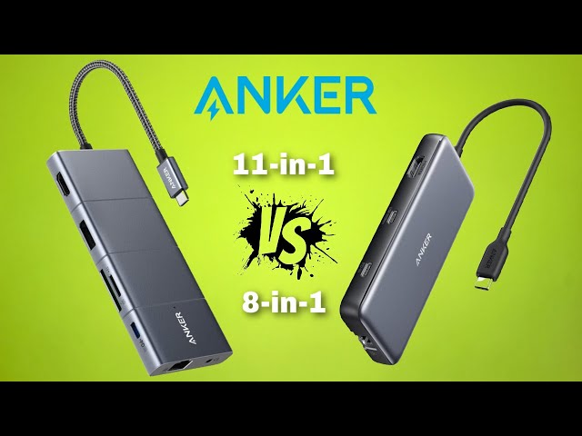 Anker PowerExpand 11-in-1 vs 8-in-1 BEST USB-C Hub!