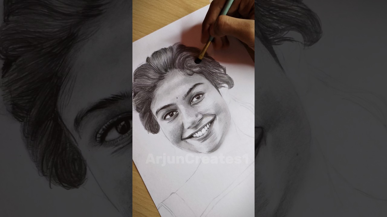 Sai pallavi drawing with use of ❤️❤️