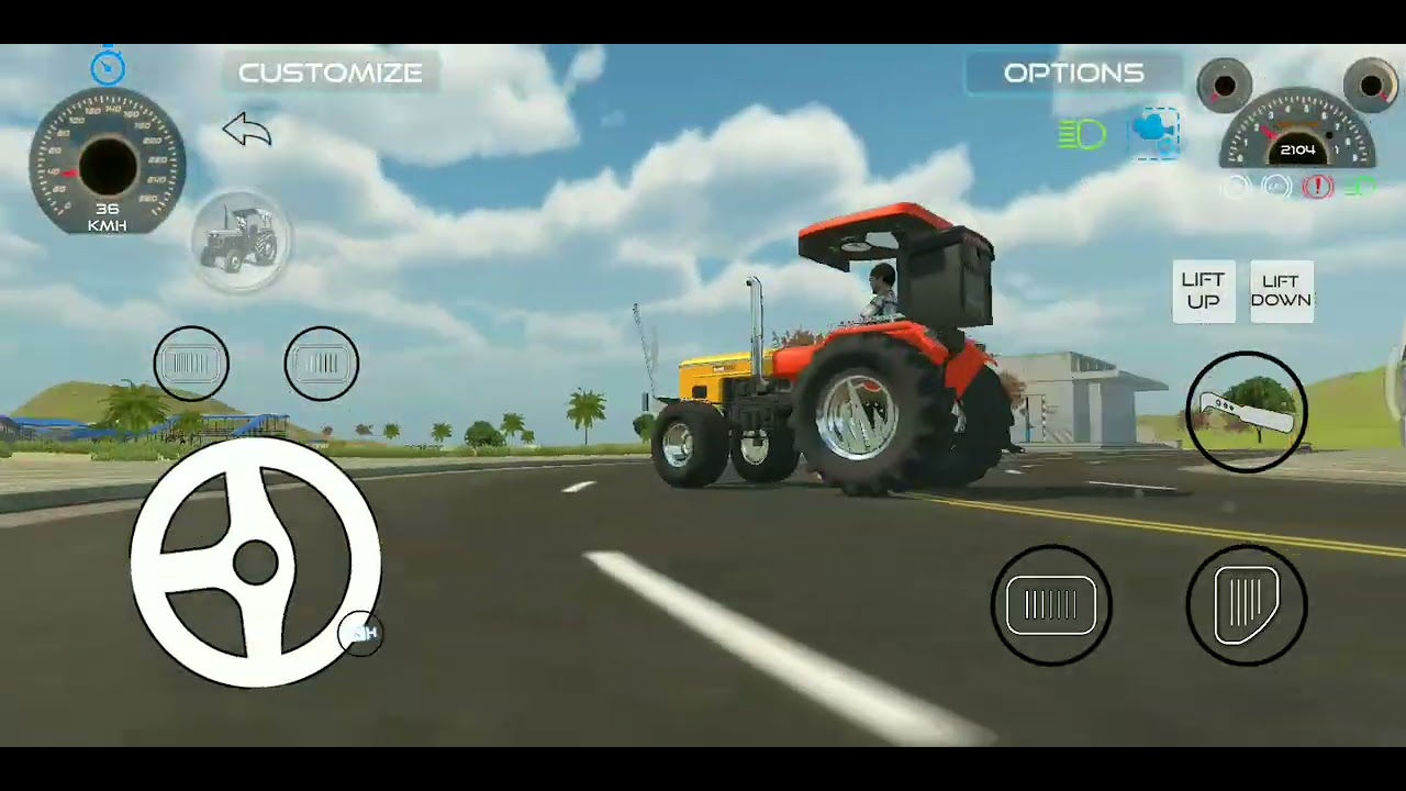 Indian Vehicles  Simulator tractor  3D    game