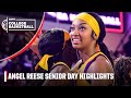 ANGEL REESE WENT OFF ON HER SENIOR DAY with SHAQ there to cheer her on 👑 | ESPN College Basketball