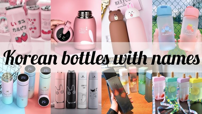 Aesthetic water bottle with names/Types of water bottle with names/Aesthetic  water bottle for school 