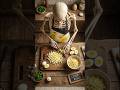 POV: A Skeleton Is Chopping Boiled Eggs for the Most Perfect Egg Salad 💀🥚🔪 Egg Recipes #shorts