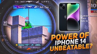 POWER OF IPHONE 14 🔥| BGMI TEST - UNBEATABLE IN 2024? | 3 FINGER GAMEPLAY screenshot 5