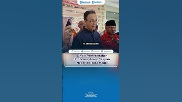 Sindir Pemerintahan Prabowo, Anies: "Kapan Negeri Ini Bisa Maju?"