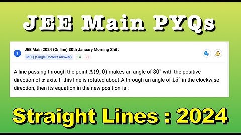A line passing through the point (9,0) makes an angle of  30 degree with the positive direction