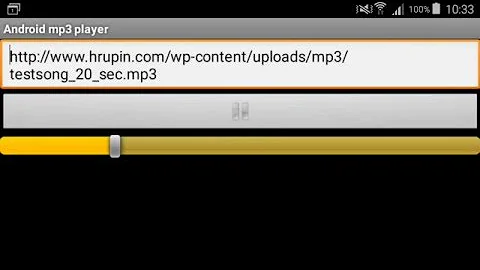 Streaming mp3 from URL with Android MediaPlayer