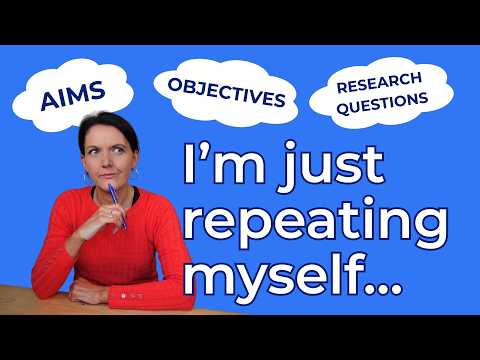 Aims, objectives and research questions - structuring your qualitative PhD framework thumbnail