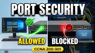 Switch Port Security Explained 🔐 | Switch Security | CCNA 200-301