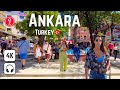 Ankara  trkiye  kzlay walking tour 4k  street walk  city tour