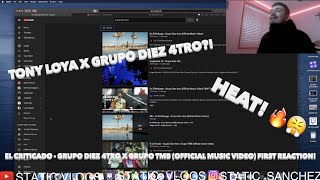 El Criticado - Grupo Diez 4tro x Grupo TMB (official music video) FIRST REACTION!