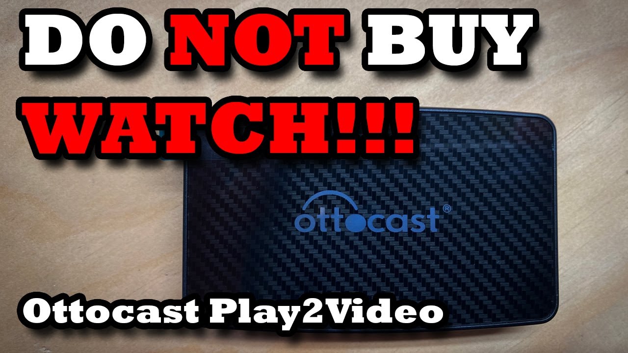 Wireless AndroidAuto/Carplay! Ottocast Play2Video with  and