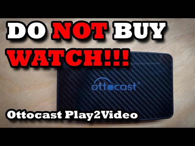 DO NOT BUY Ottocast Play2Video / FAIL in my Ram 1500 