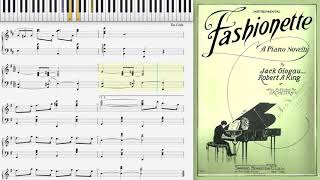 Fashionette by Jack Glogau &amp; Robert King (1928, Novelty piano)
