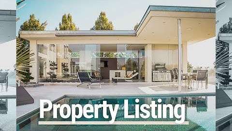 Video Template - Real Estate Property Listing