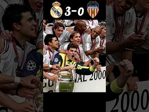 Real Madrid VS Valencia 3-0 | UEFA Champions League final 2000 | All Goals & Highlights