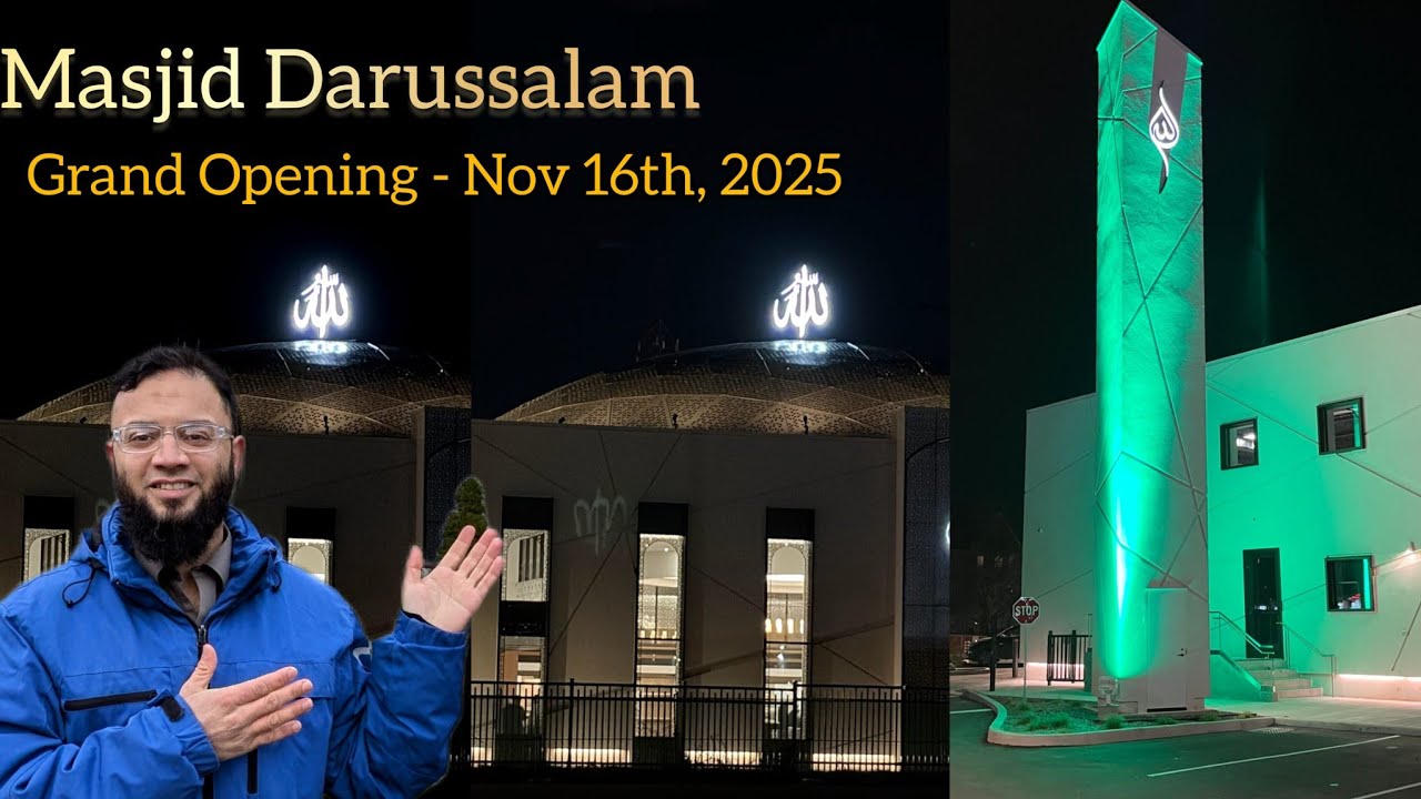 Grand Opening || A Historic Transition of Masjid Darussalam ||  @masjiddarussalaam6959 