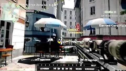 Mw3 my first no scope across map