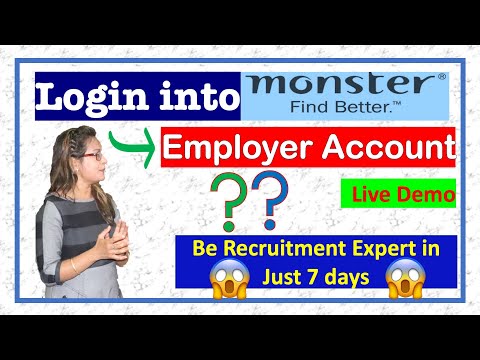 How to Login into Monster Employer Portal | Login into Monsterindia Recruitment Portal |