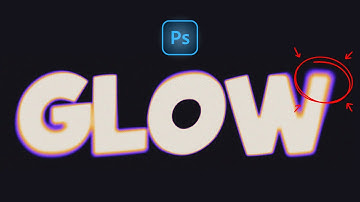 Glowing Text in Photoshop with Gradient Blur – Mind-Blowing Trick!