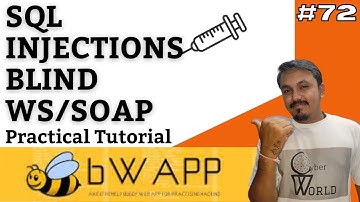 bwapp sql injection blind web services/SOAP || bwapp sql injection tutorial || Cyber World Hindi