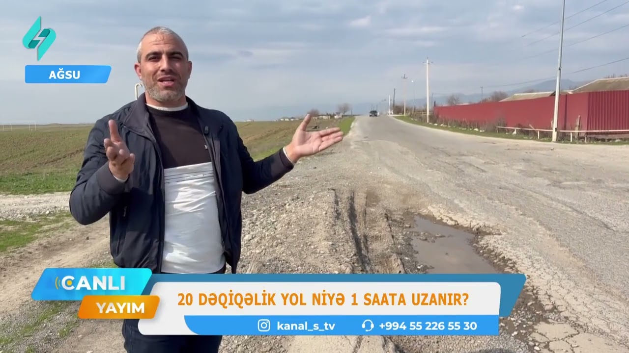 20 dəqiqəlik yol niyə 1 saata uzanır? | Canlı Yayım