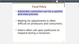 CH 13 - Fiscal Policy & Government Intervention Pt. 1