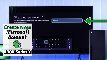 How to Create New Microsoft Account on Xbox X!