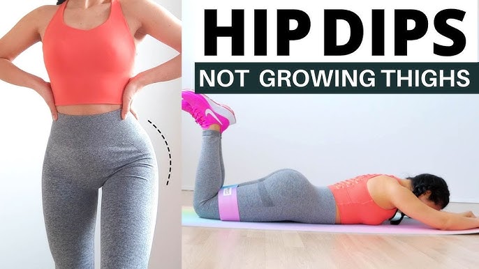 Wider curvier hips workout, INTENSE Hip dips exercises at home no