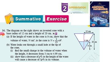 Differentiation summative exercise Q16  pembezaan latihan sumatif form 5 kssm textbook form 5