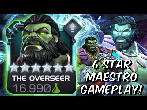 The Overseer Maestro First Look & 6 Star Gameplay – Is He Good?!? – Marvel Contest of Champions