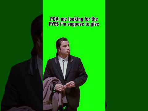You Re Not Gonna Find It Vincent Vega John Travolta In Pulp Fiction Greenscreen Memes Movies