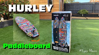 Hurley Phantomtour Colorwave paddle board unboxing and first look, what do you get? Sup