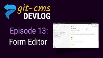 Plenti CMS Devlog (ep 13): Form Editor