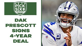 Dak Prescott FINALLY agrees to long-term deal with Cowboys | Pick Six Podcast