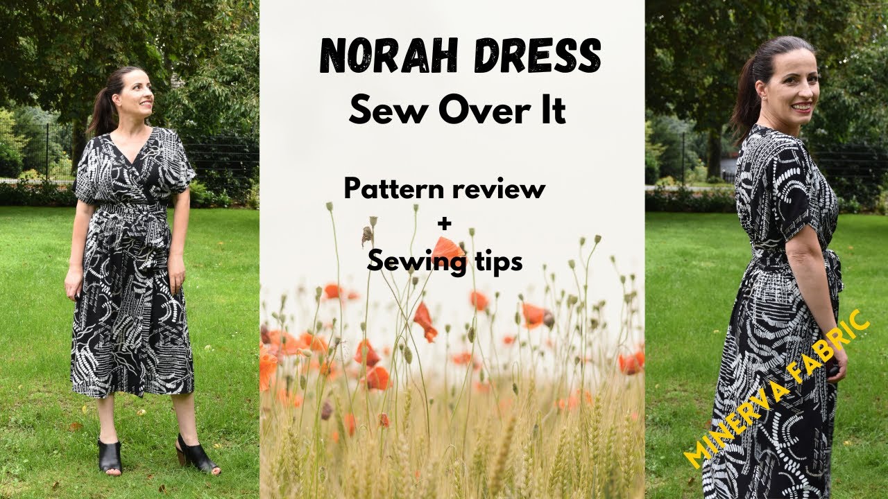 Norah dress sewing pattern review and 