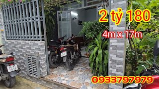 District 7. Only 2 billion 180 million house 4mx17m Phu Thuan Ward #0933797979