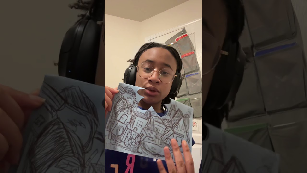 I make this pen drawing! I really like it! It turned out very nice and I really like the perspective