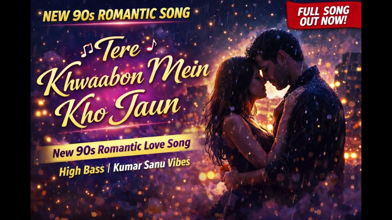 Tere Khwaabon Mein Kho Jaun ❤️ 90s Romantic Love Song | High Bass Duet