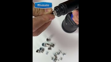 Rivmate Rivet Nut Installation. #riveting #rivetnuts #nutsert